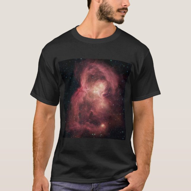 Space Butterfly Nebula T Shirt (Framsida)