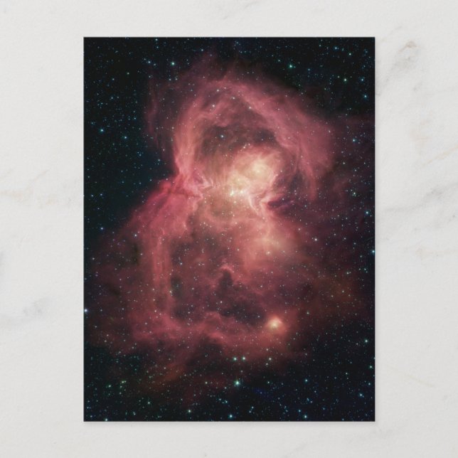 Space Butterfly Nebula Vykort (Framsida)