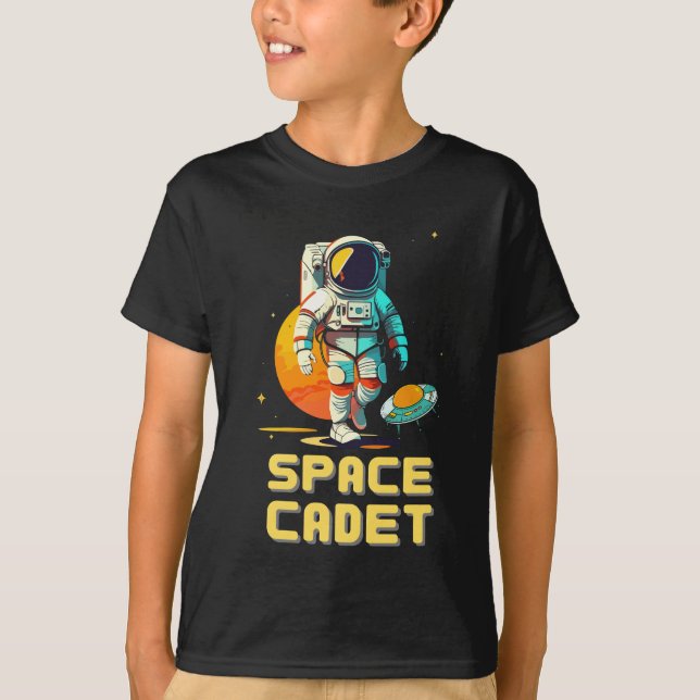 Space Cadet Kids' T Shirt (Framsida)