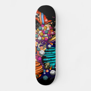 Space Candy Mini Skateboard Bräda 18,5 Cm