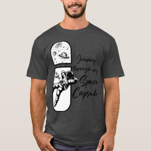 Space Capsule Science Fläkt Galaxy Astronaut Astro T Shirt