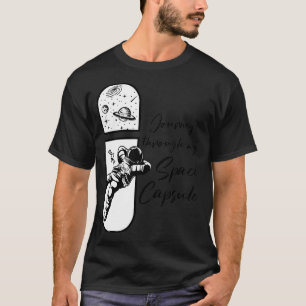 Space Capsule Science Fläkt Galaxy Astronaut Astro T Shirt