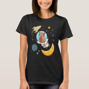 Space Capybara Cosmonaut Capy Astronaut Planets Sc T Shirt