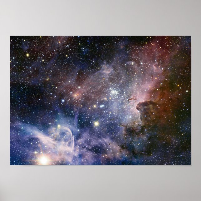 Space Carina Nebula Astronomy Spectacular Poster (Framsidan)