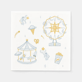 Space Carnival Baby Shower Space Nursery Pappersservett