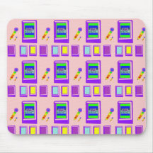 Space Castle Designer Mousepad