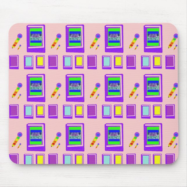 Space Castle Designer Mousepad Musmatta (Framsidan)
