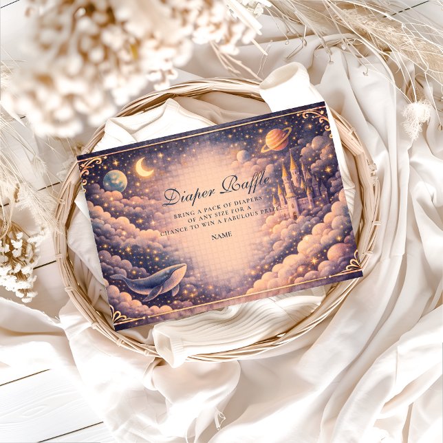 Space Castle Diapper Raffle Tilläggskort (Skapare uppladdad)