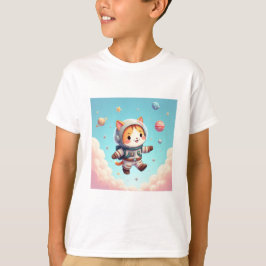 Space Cat Adventurer T Shirt