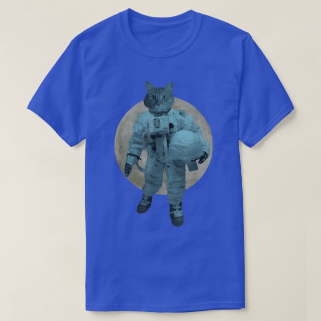 Space Cat Lover Astronaut Science Teach Geek Pub C T Shirt (Design framsida)