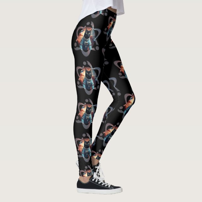 Space Cat Science Leggings (Höger)