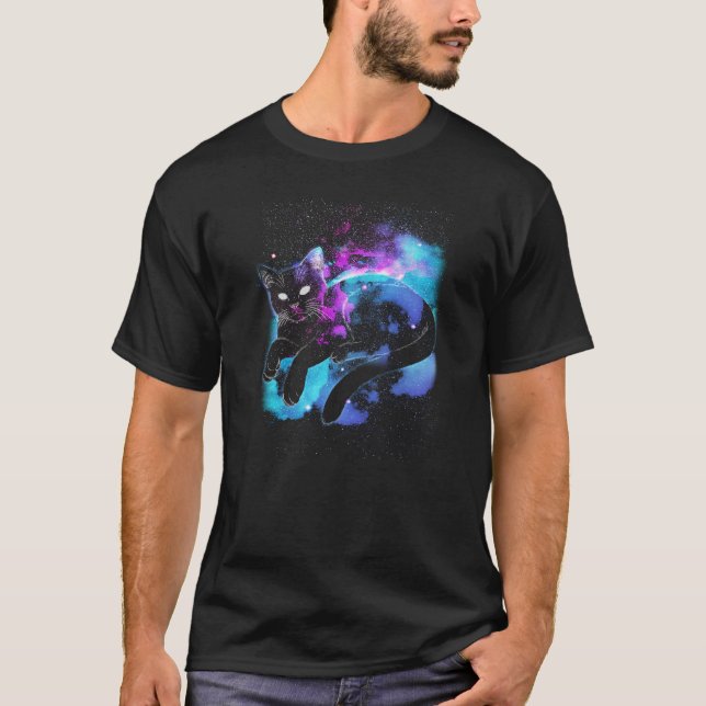 Space cat t shirt (Framsida)
