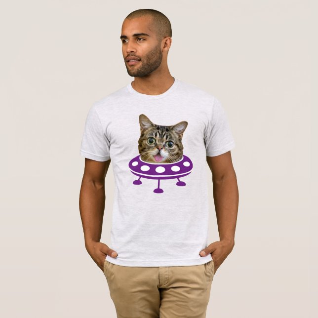 Space Cat T-Shirt (Hel framsida)
