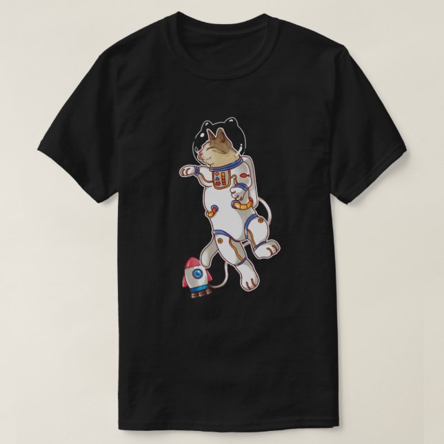 Space Cat T-Shirt (Design framsida)