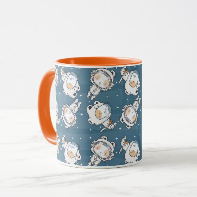 Space Cats Mugg (Framsida vänster)