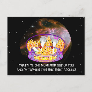 Space Chickens Vykort