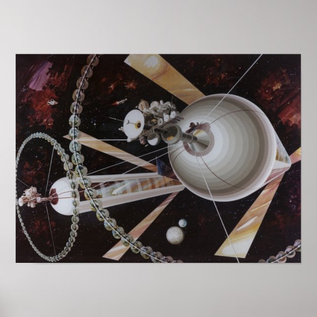 Space Colony Poster (Framsidan)