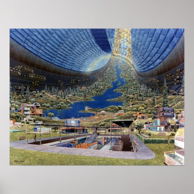 Space Colony Poster #3 (Framsidan)