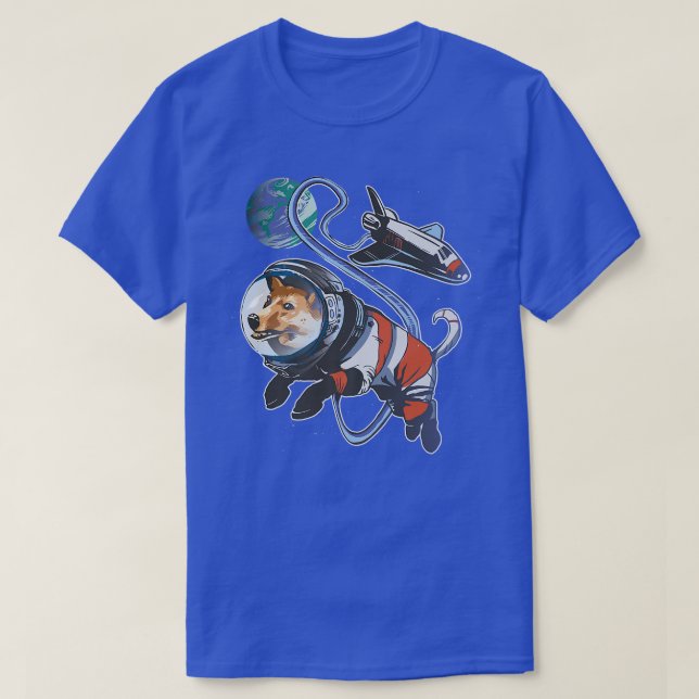 Space Corgi Dogastronomy1254 T Shirt (Design framsida)
