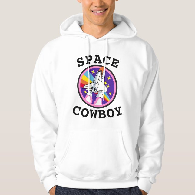 SPACE COWBOY MANAR VINTAGE T-Shirts Hoodie (Framsida)