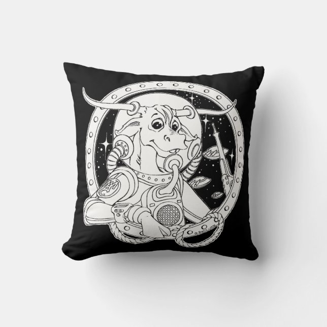 Space Cowboy Pillow Kudde (Framsida)