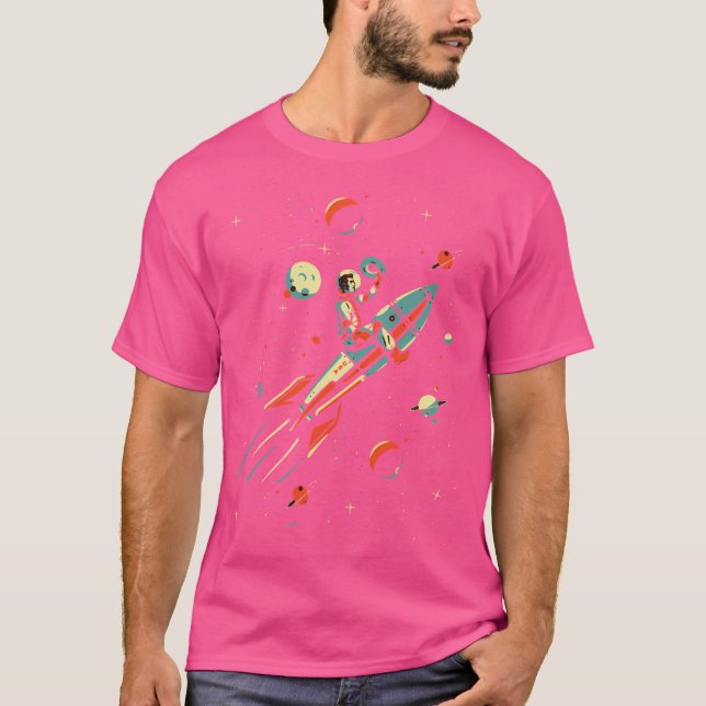 Space Cowboy T Shirt (Framsida)