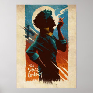 Space cowboyen poster