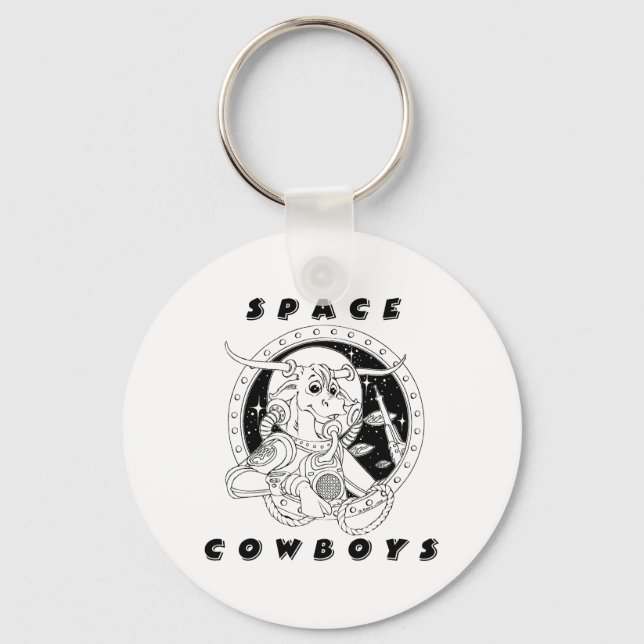 Space Cowboys Keychain Nyckelring (Framsida)