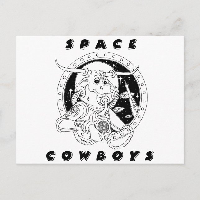 Space Cowboys-vykort Vykort (Framsida)