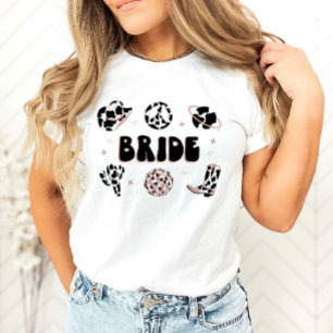 Space Cowgirl Bachelorette Bride Shirt T Shirt