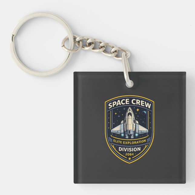 Space Crew Exploration Division Academy Keychain  (Framsidan)
