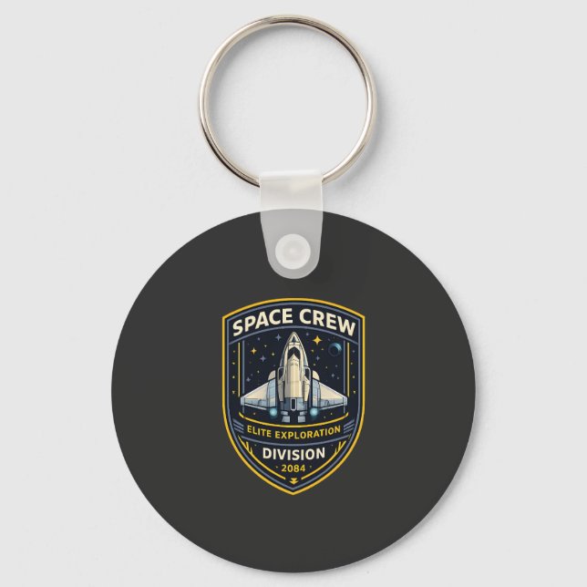 Space Crew Exploration Division Academy Keychain Nyckelring (Framsida)