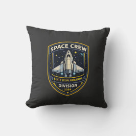 Space Crew Exploration Division Throw Pillow Kudde