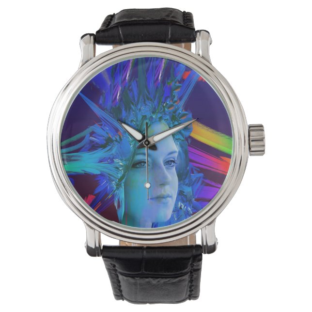 Space Crystal Armbandsur (Framsida)