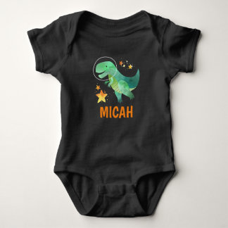 Space Dinosaur Baby Bodykostym T Shirt