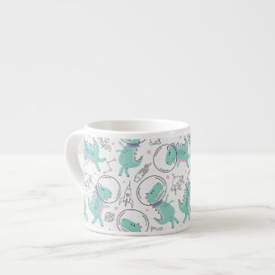 Space-dinosaurier, Cute Dinosaurs, Space-Frakt, st Espressomugg