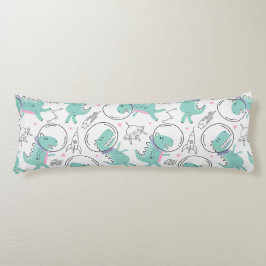 Space-dinosaurier, Cute Dinosaurs, Space-Frakt, st Kroppskudde