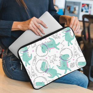 Space-dinosaurier, Cute Dinosaurs, Space-Frakt, st Laptop Fodral
