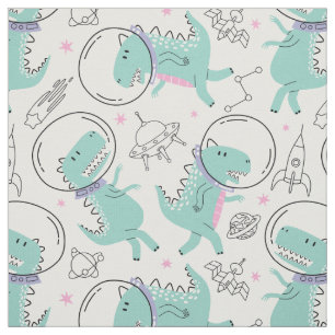 Space-dinosaurier, Cute Dinosaurs, Space-Frakt, st Tyg