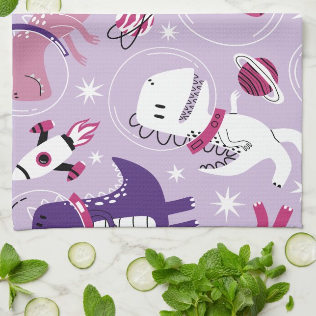 Space-dinosaurier, Cute Dinosaurs, Stars, Space Sh Kökshandduk (Vikta)