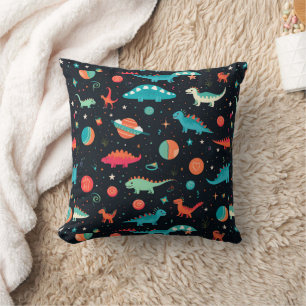 Space Dinosaurs Cute Astronaut Dino Kids Kudde