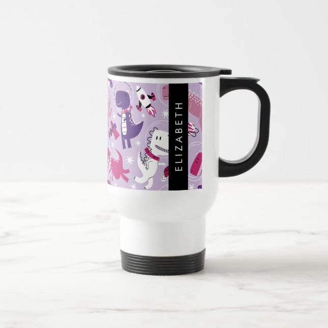 Space Dinosaurs, Cute Dinosaurs, Stars, ditt namn Resemugg (Höger)