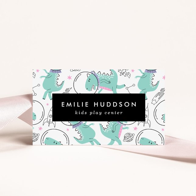 Space Dinosaurs, Kids Play Center, Activity Center Visitkort (Skapare uppladdad)