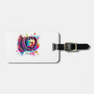 Space Dog Lover Design Bagagebricka