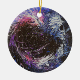 Space Dragon Julgransprydnad Keramik