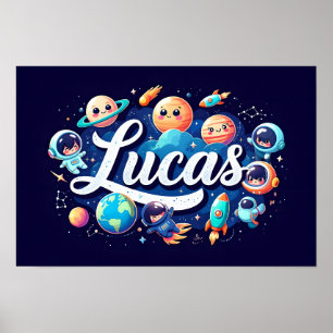 Space Dreams Lucas Wall Art Poster
