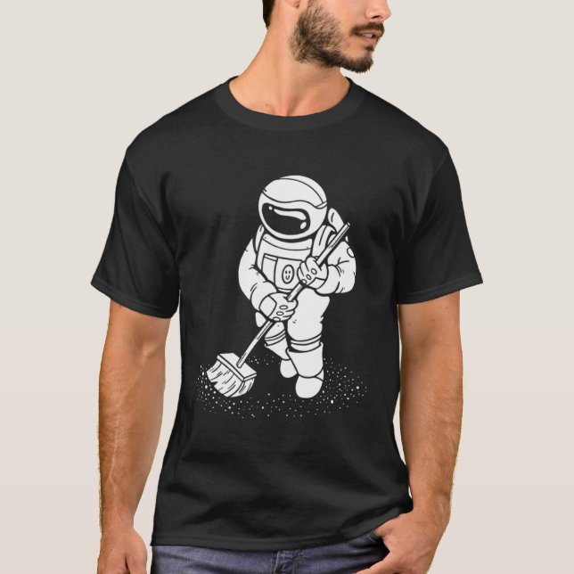 Space dust astronaut t shirt (Framsida)