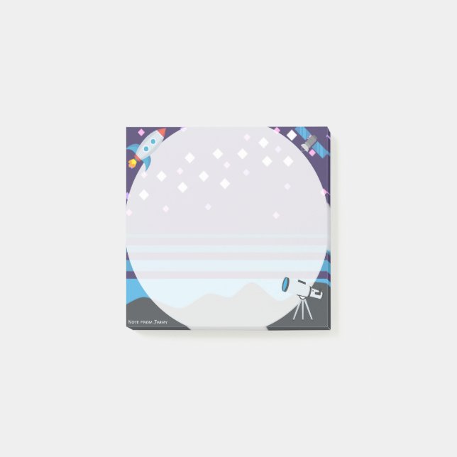 Space Emojis Post-it Block (Framsida)