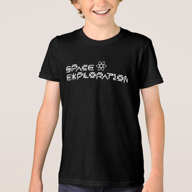 Space Exploration Graffiti Art T Shirt (Framsida)