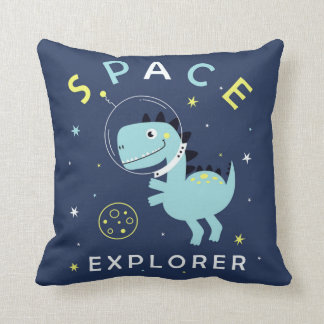 Space Explorer Dinosaur Barn Cushion Kudde
